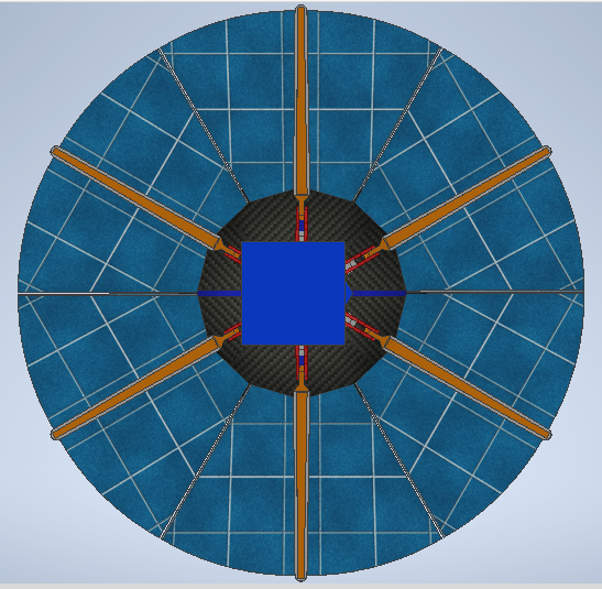 路边太阳能伞3D数模图纸+INVENTOR设计